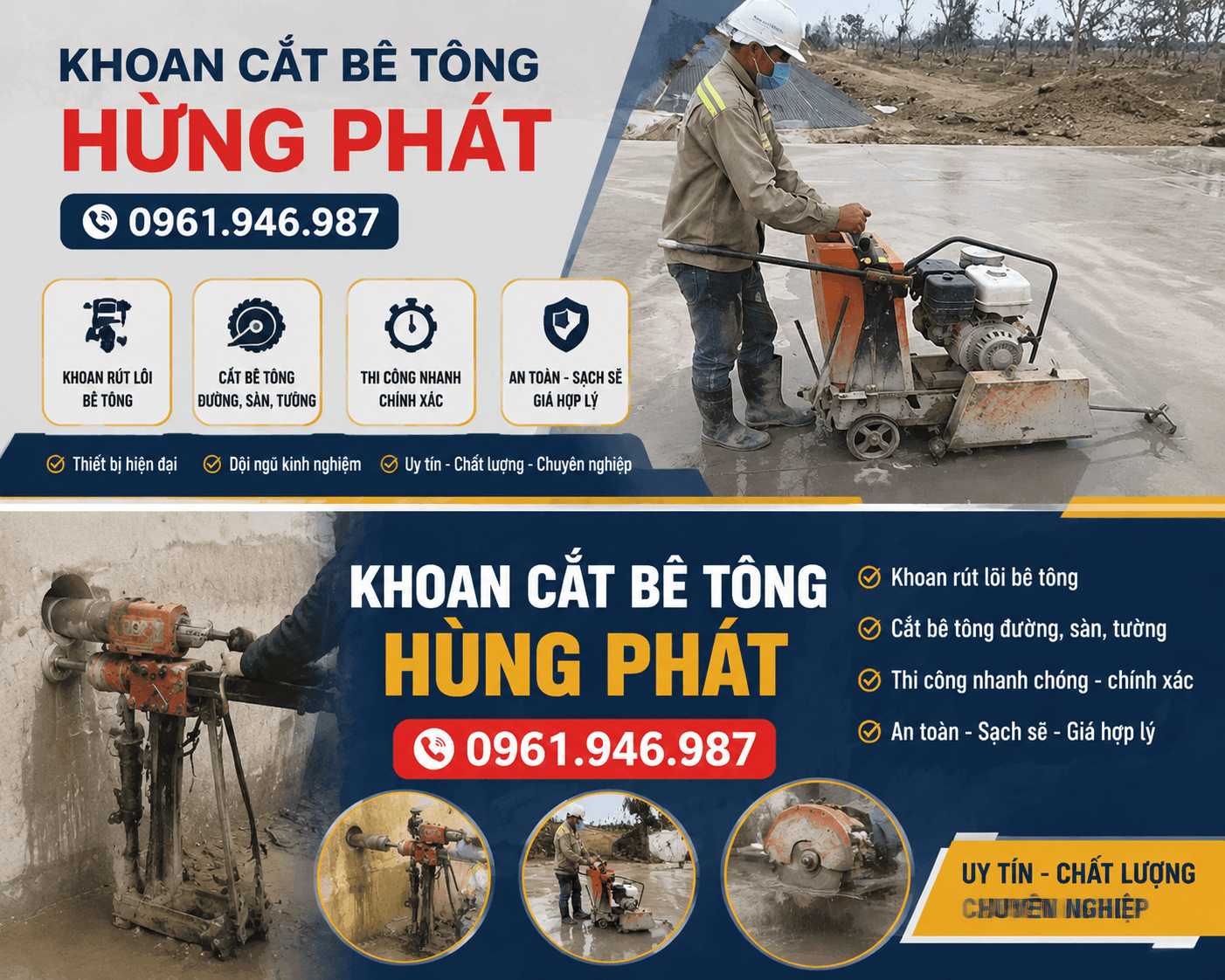 Cắt Bê Tông Làm Cầu Thang Máy TPHCM