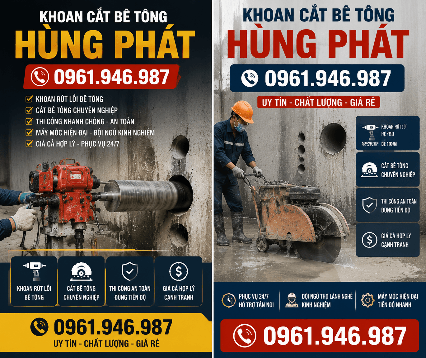 Cắt Bê Tông Làm Cầu Thang Máy ở TPHCM