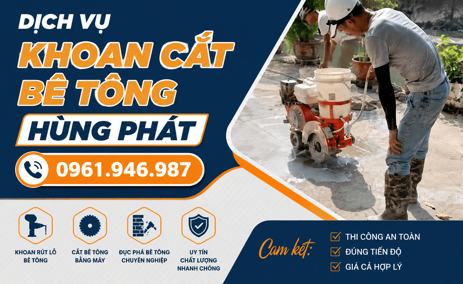Cắt Cọc Bê Tông Ly Tâm ở TPHCM