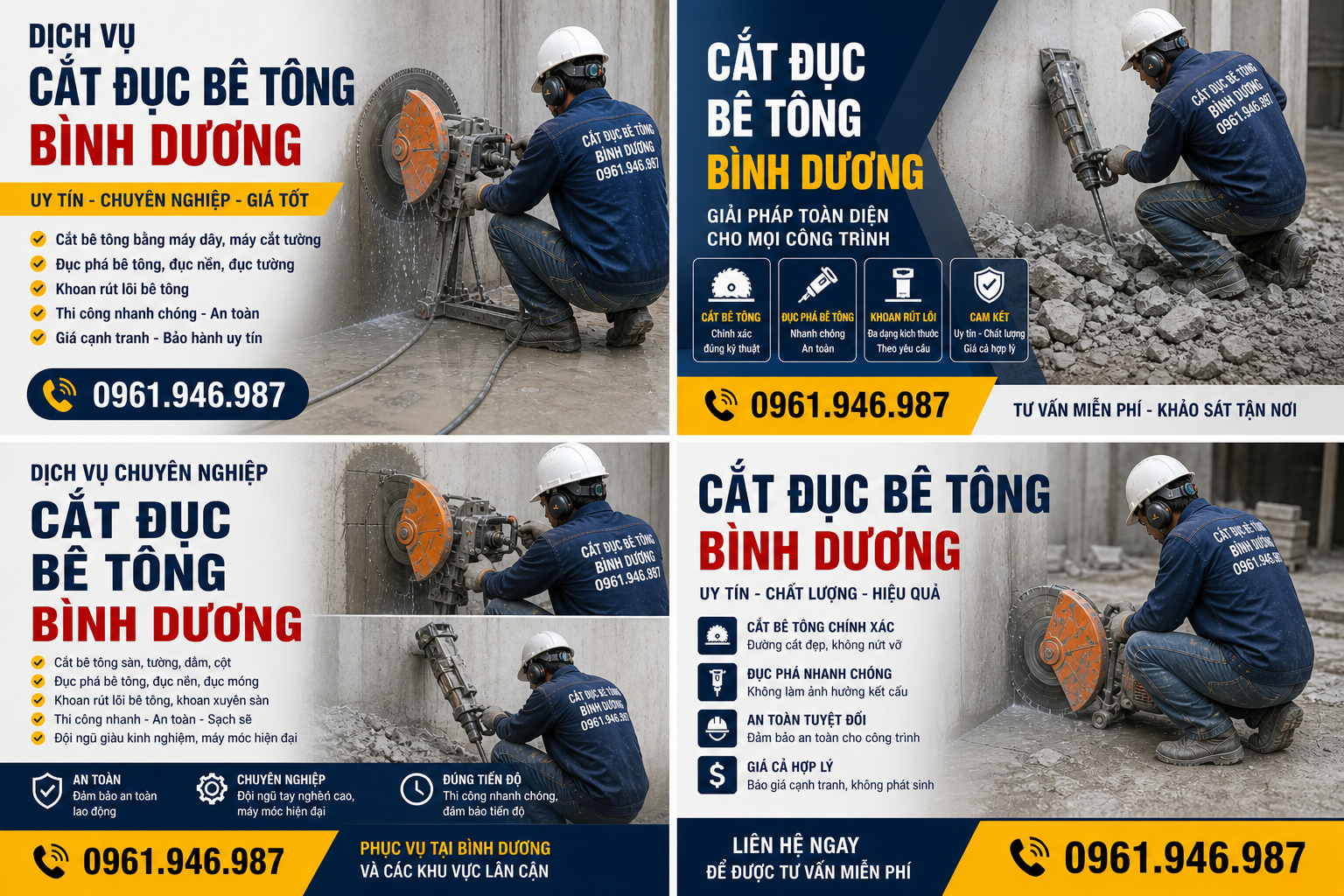 Cắt Đục Bê Tông Bình Dương