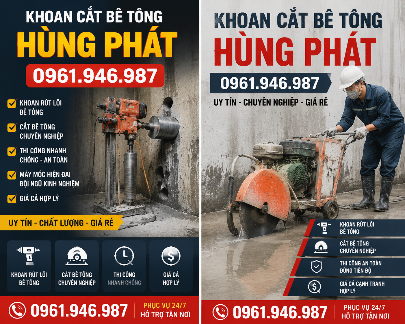 Cắt Đục Đi Đường Ống Nước TPHCM