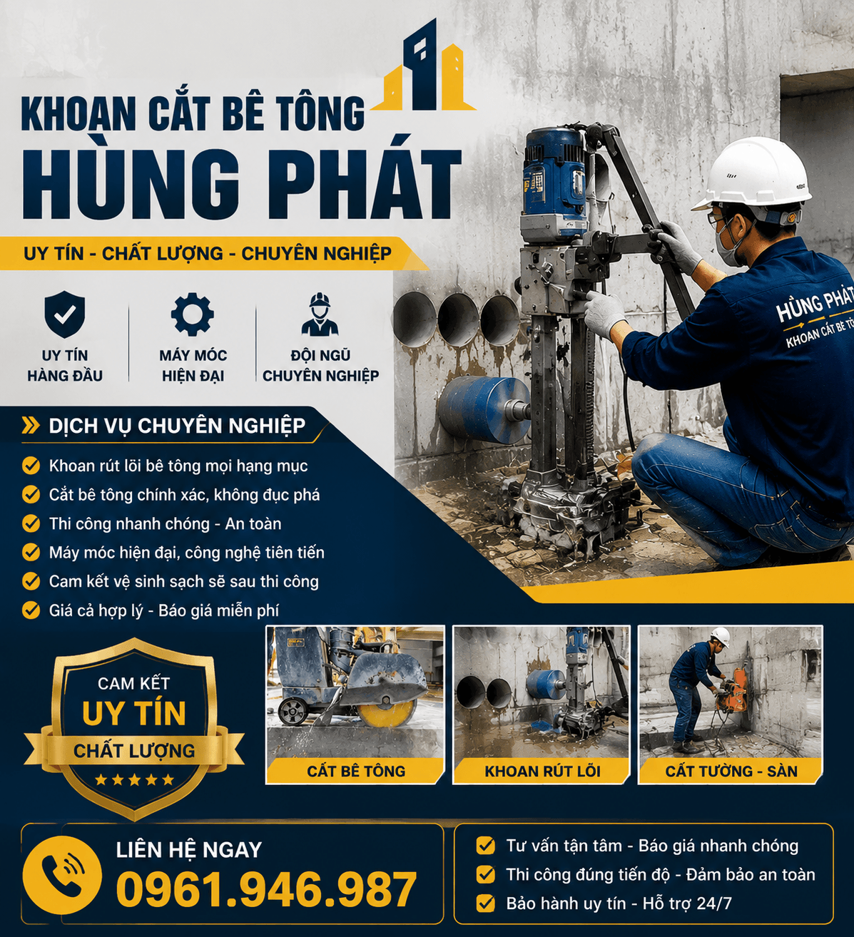 Cắt Sàn Bê Tông Tại TPHCM