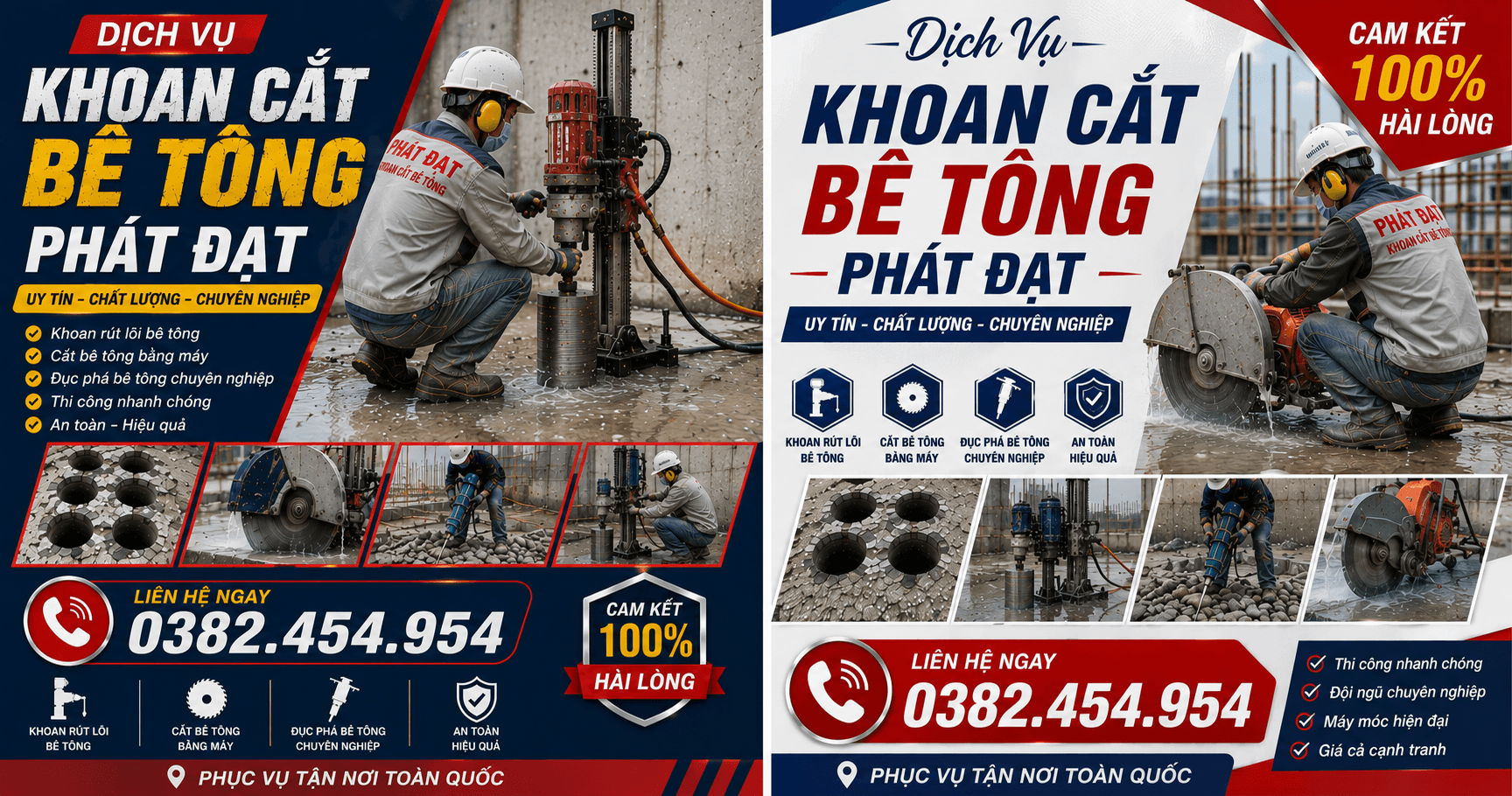Khoan Cắt Bê Tông Hùng Phát