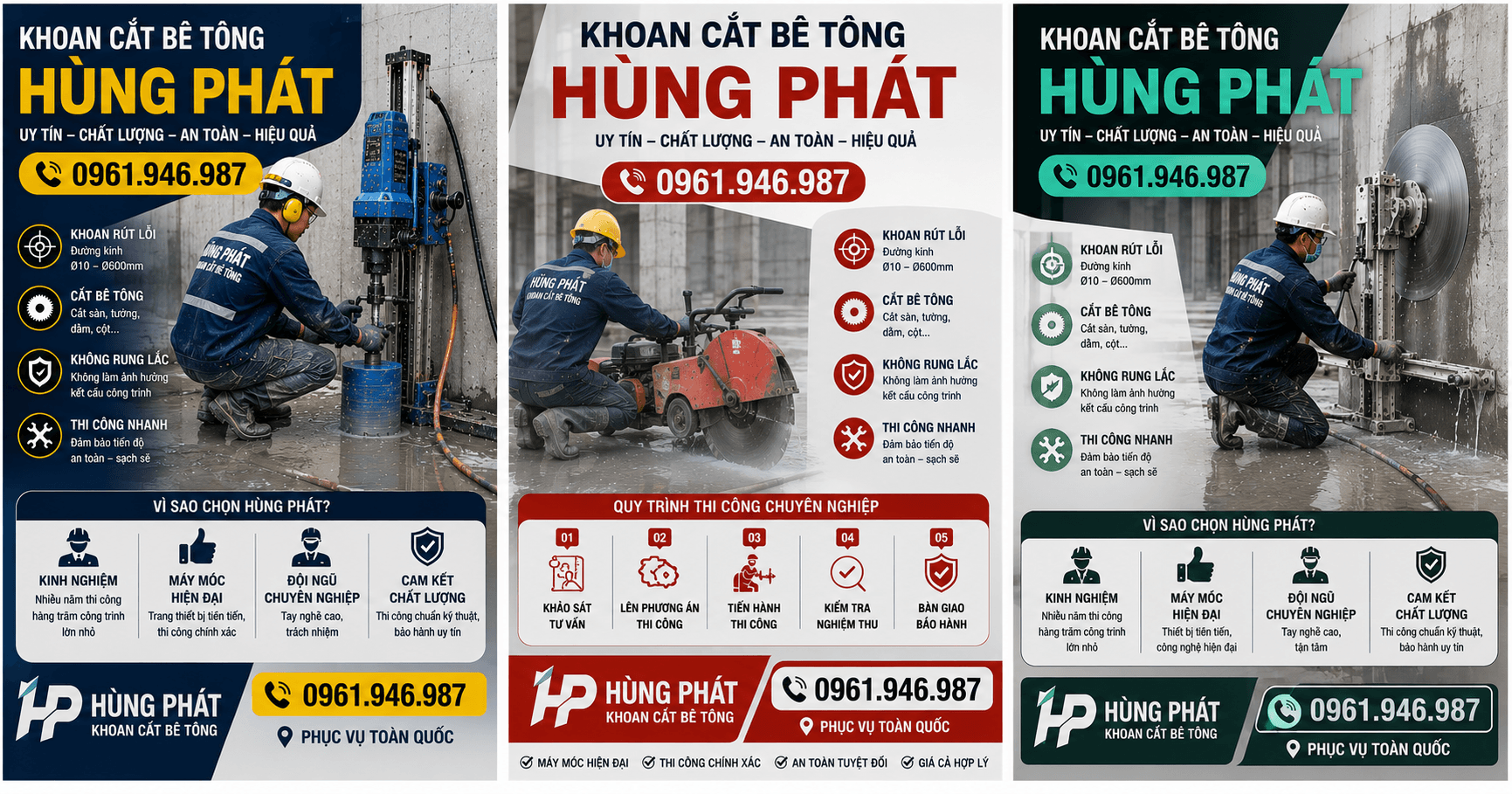 Khoan Cắt Bê Tông Hùng Phát
