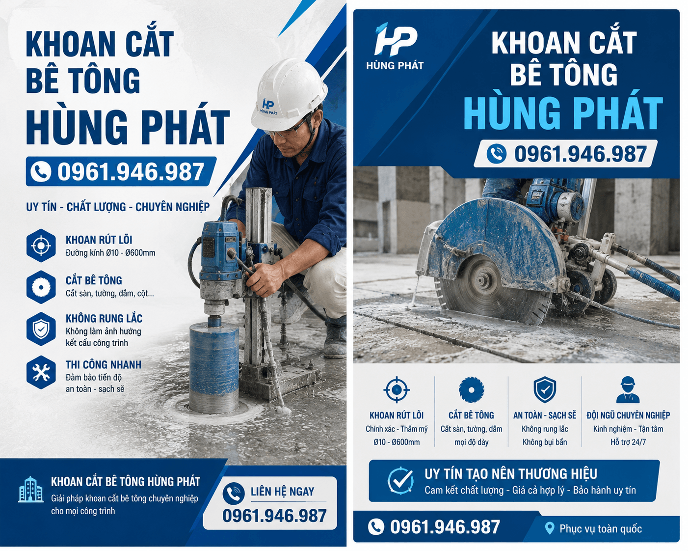 Khoan Cắt Bê Tông Hùng Phát