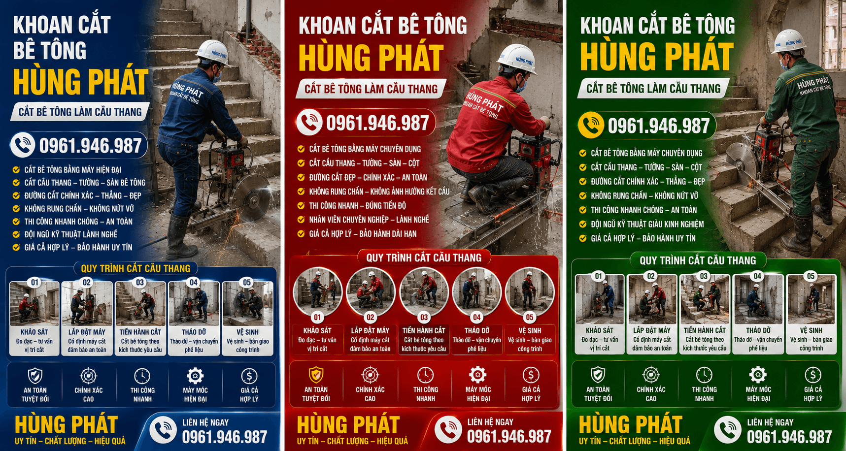 Khoan Cắt Bê Tông Hùng Phát