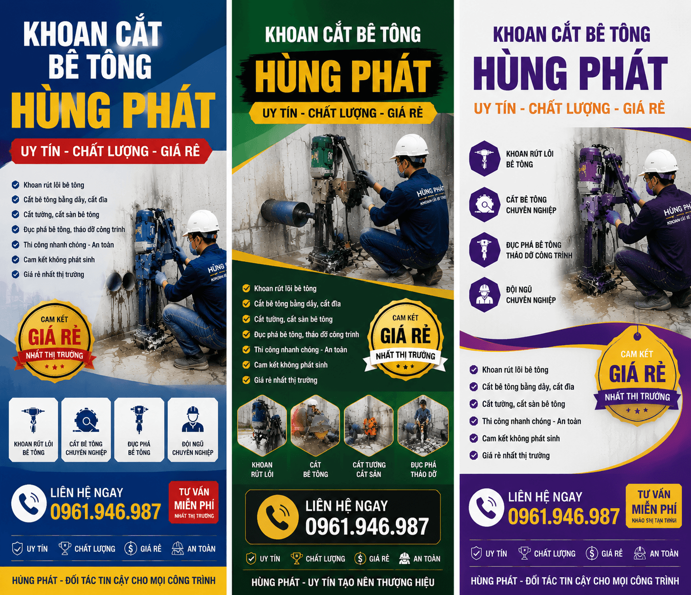 Khoan Cắt Bê Tông Hùng Phát