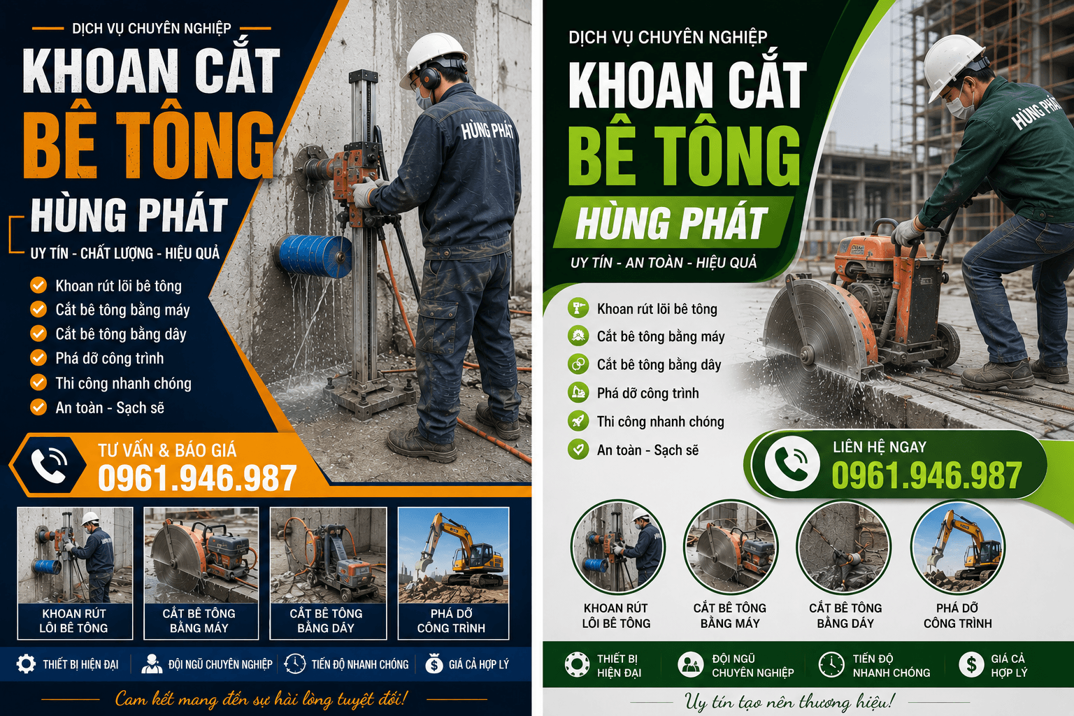 Khoan Cắt Bê Tông Hùng Phát