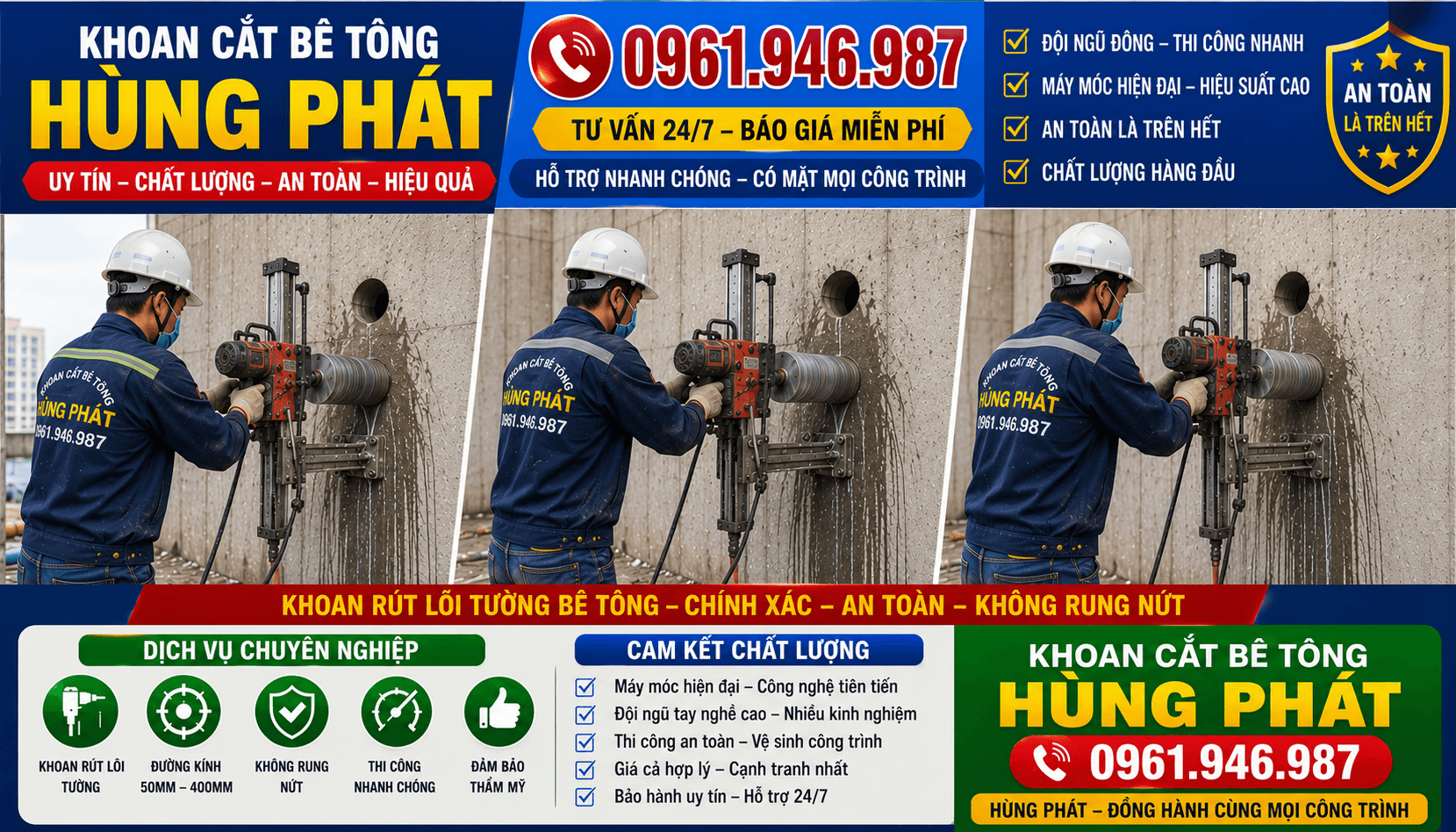 Khoan Cắt Bê Tông Tại Quận 2