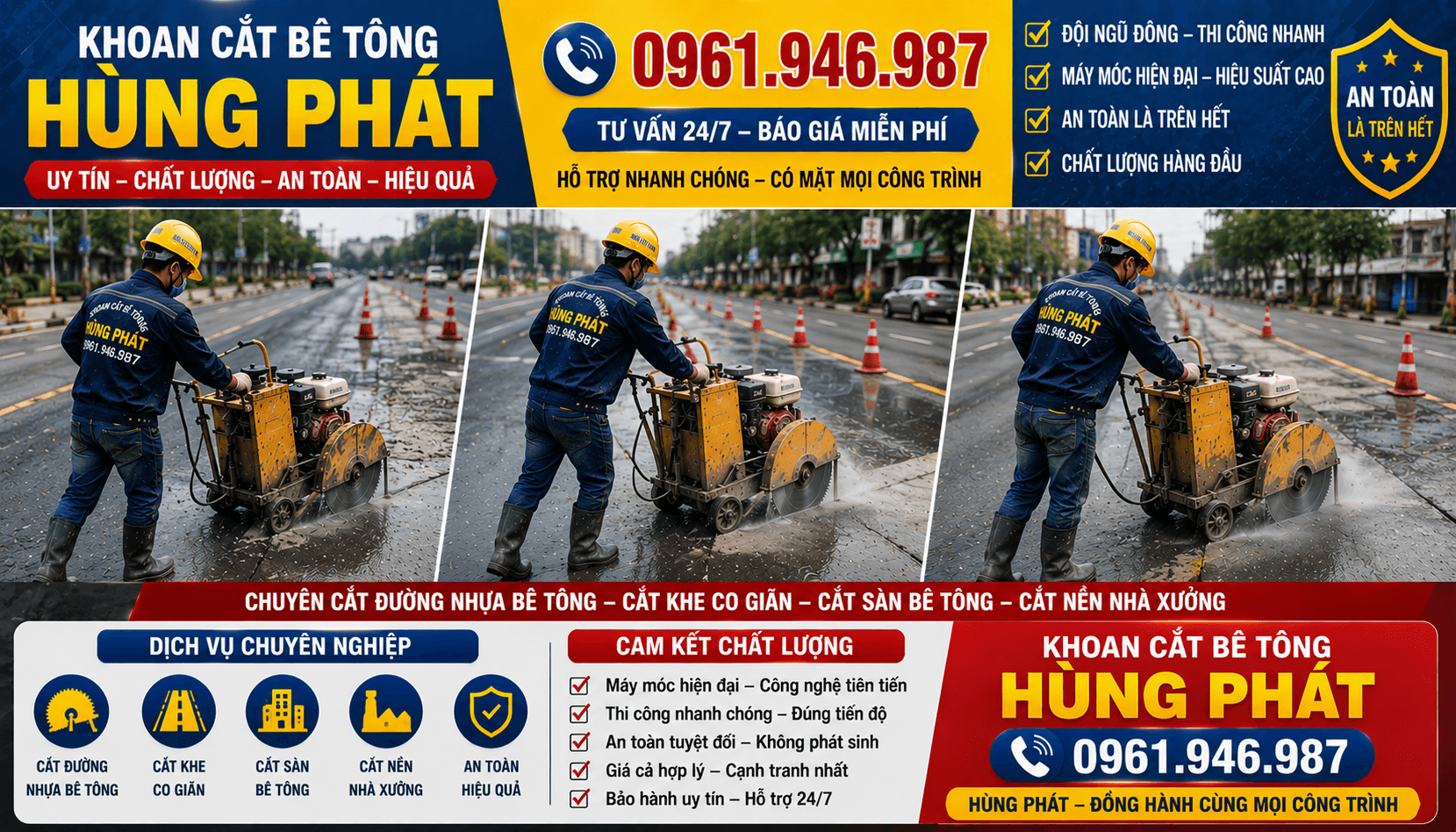 Khoan Cắt Bê Tông Tại Quận 3