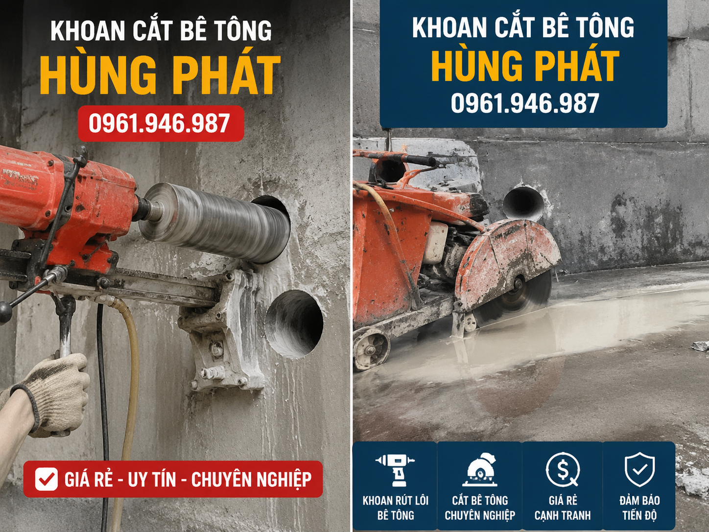 Khoan Cấy Bulong ở TPHCM