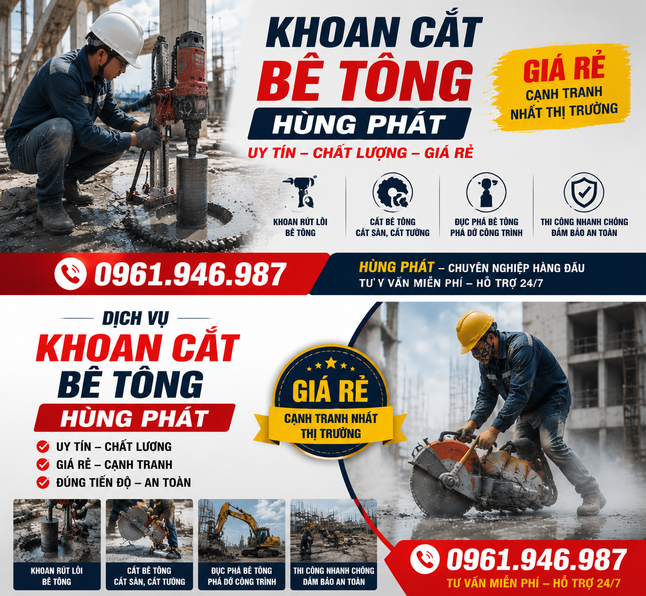 Khoan Cấy Thép TPHCM