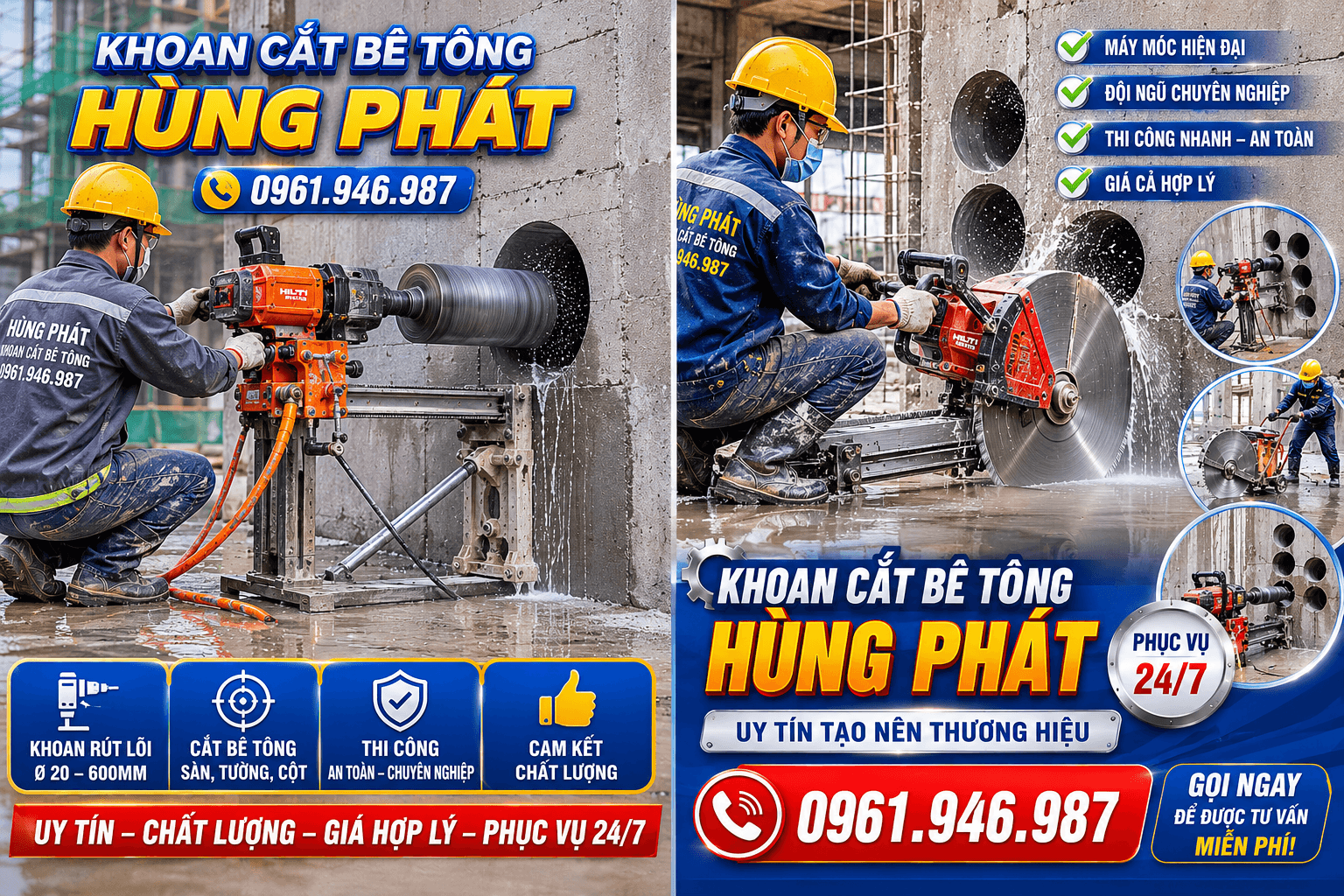 Khoan Cấy Thép Trọn Gói
