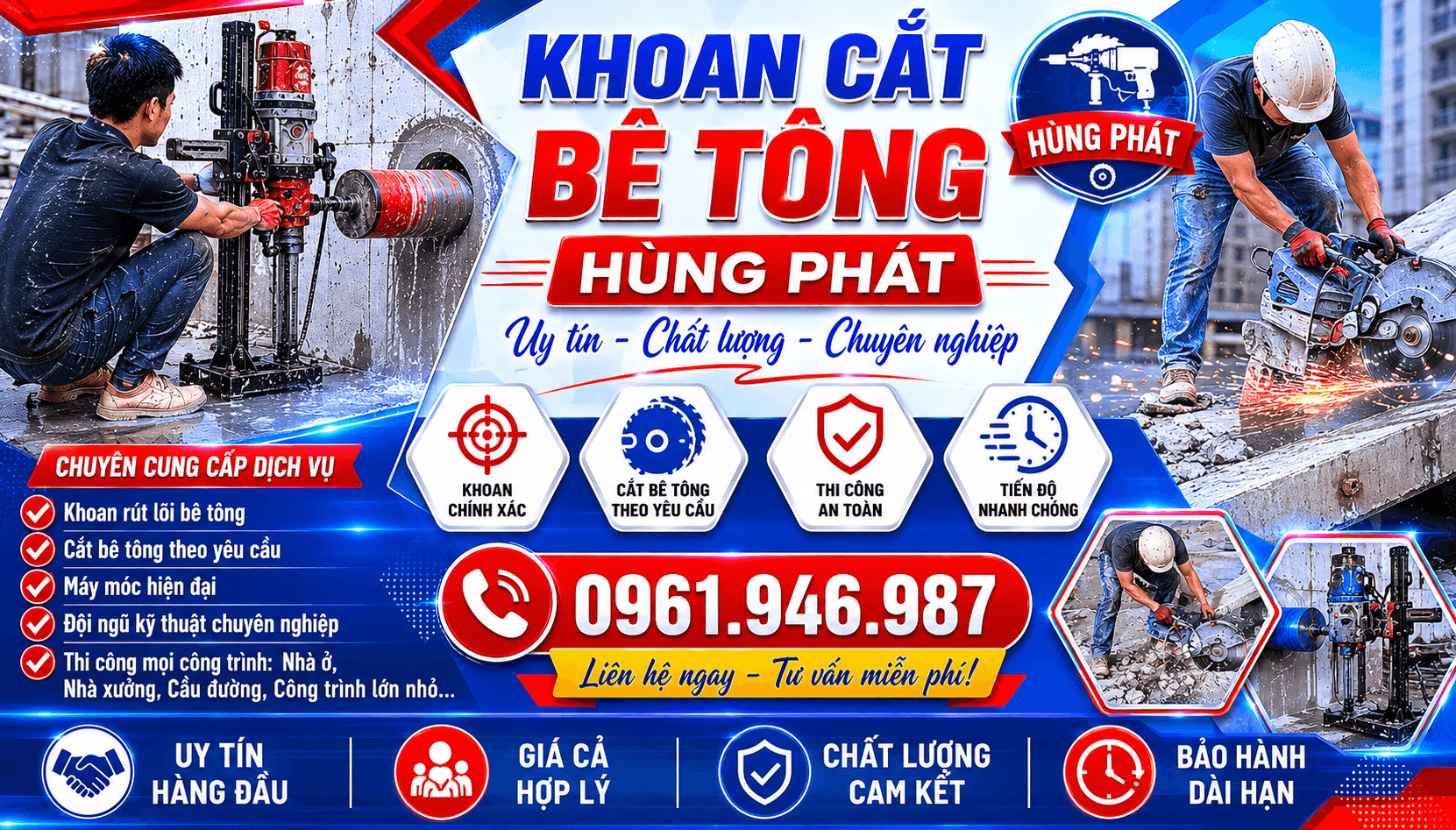 Khoan Sàn Bê Tông TPHCM