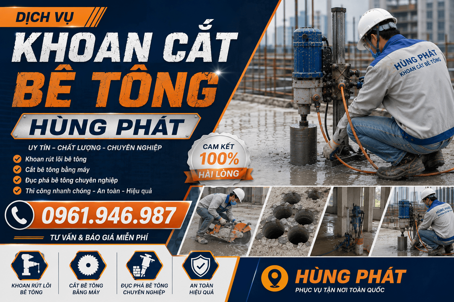 Phá Cọc Bê Tông ở TPHCM