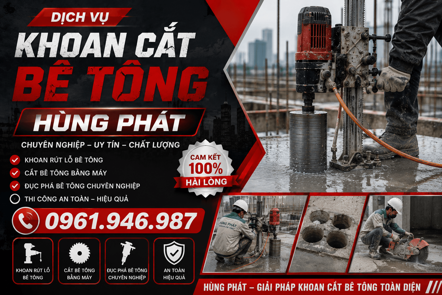 Phá Sàn Bê Tông TPHCM An Toàn