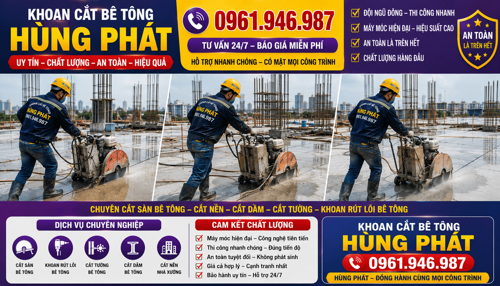 Cắt Bê Tông Tại Bến Tre