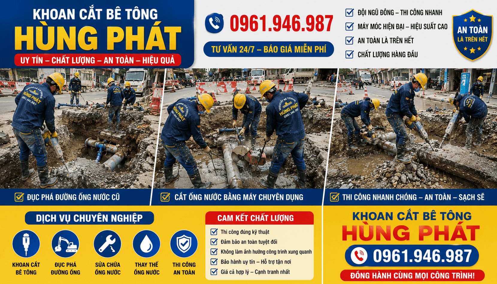 Khoan Cắt Bê Tông An Giang
