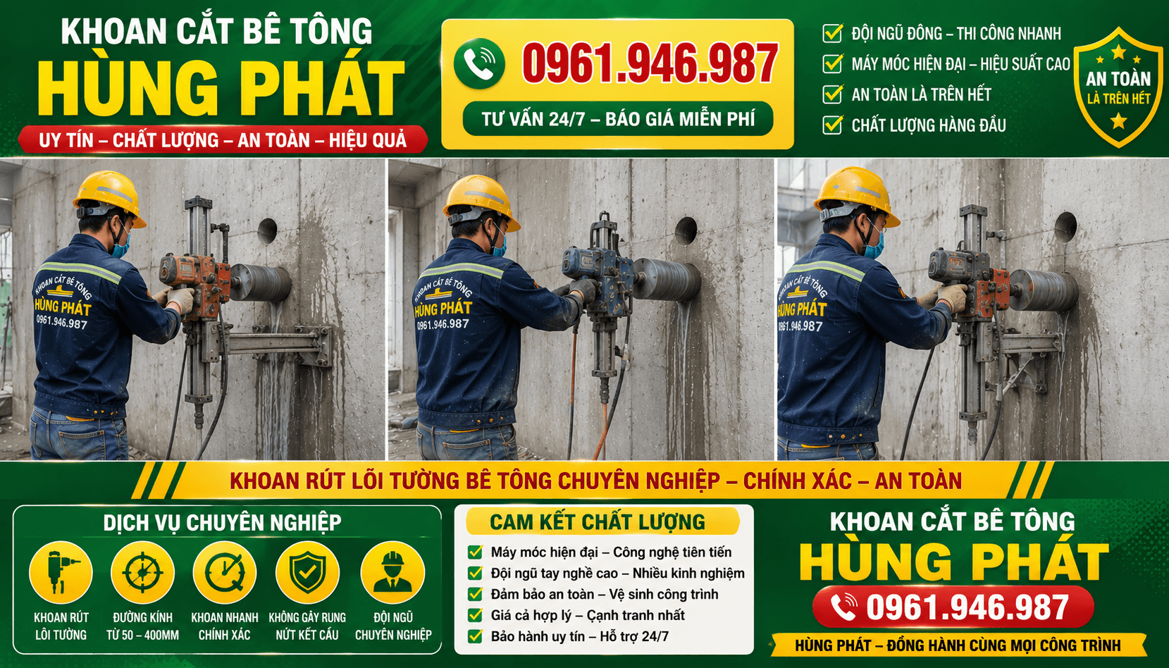 Khoan Cắt Bê Tông Bến Tre