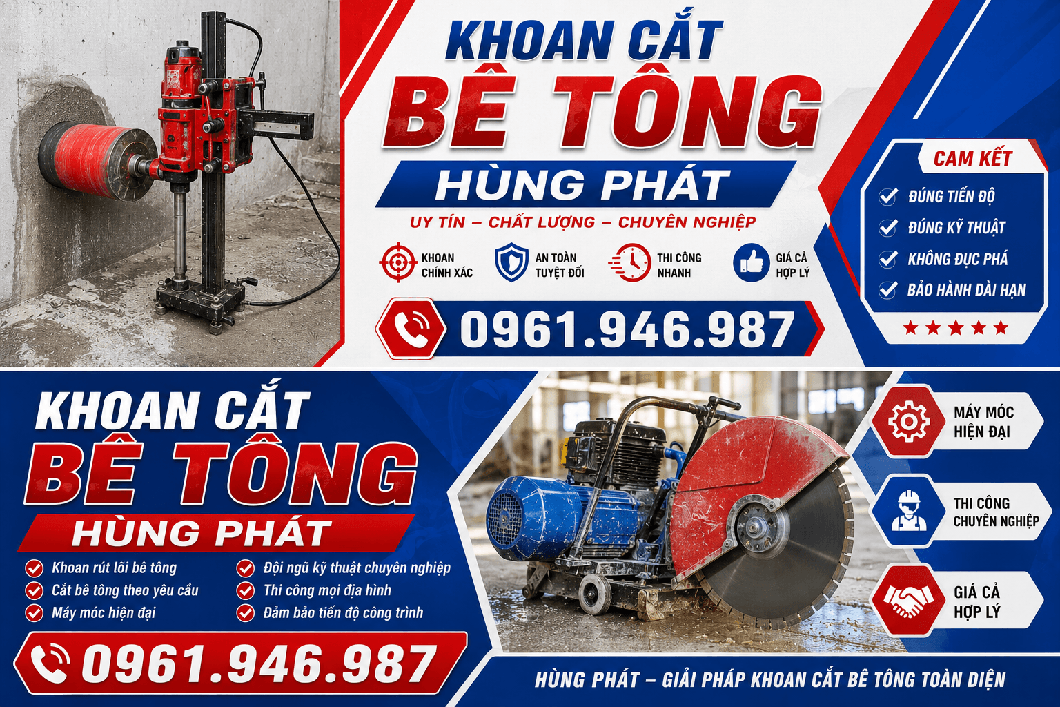 Khoan Cắt Bê Tông Huyện Hóc Môn