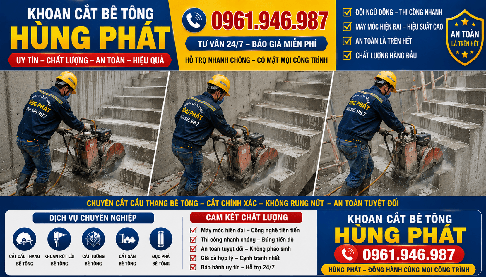 Khoan Cắt Bê Tông Tại An Giang