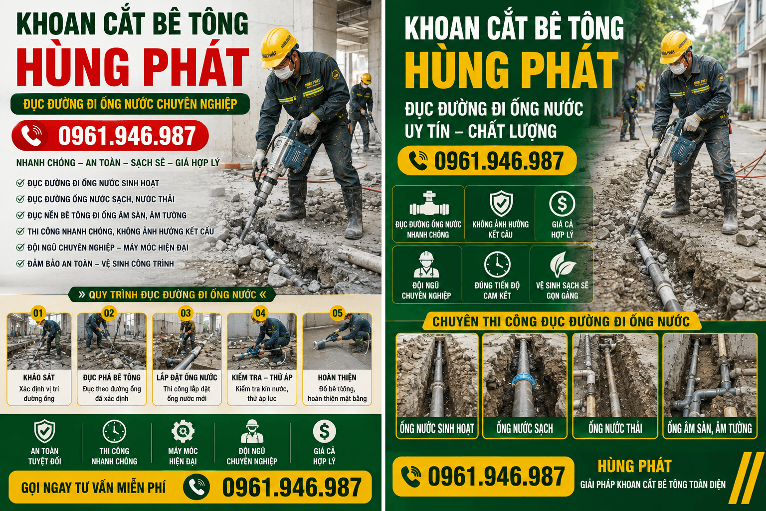 Khoan Cắt Bê Tông Tại Nhà Bè