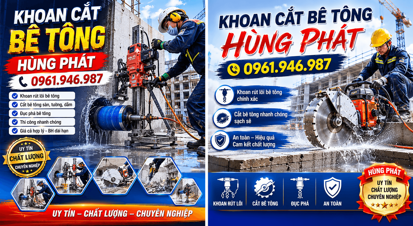 Khoan Cắt Bê Tông Tân Bình