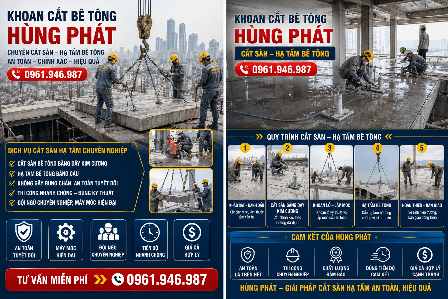 Khoan Cắt Bê Tông Uy Tín