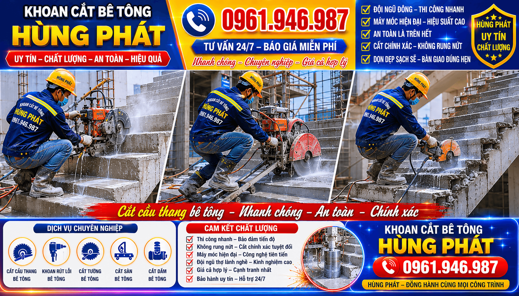 Khoan Cắt Bê Tông ở An Giang