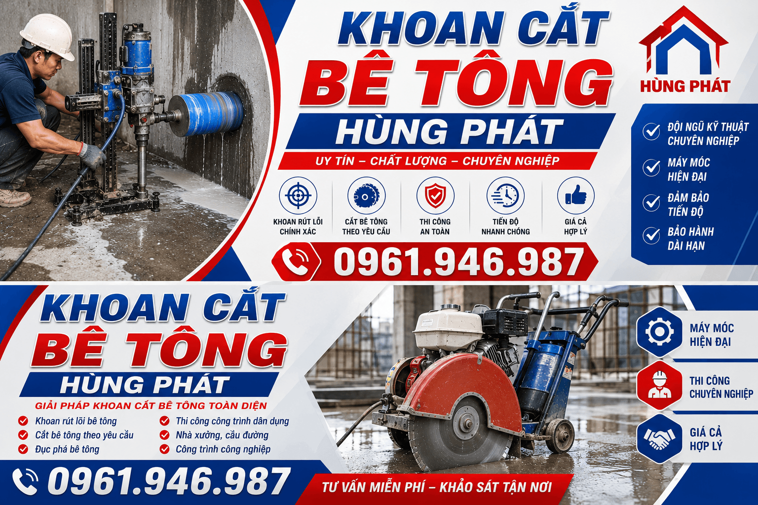 Khoan Cắt Bê Tông ở Bạc Liêu