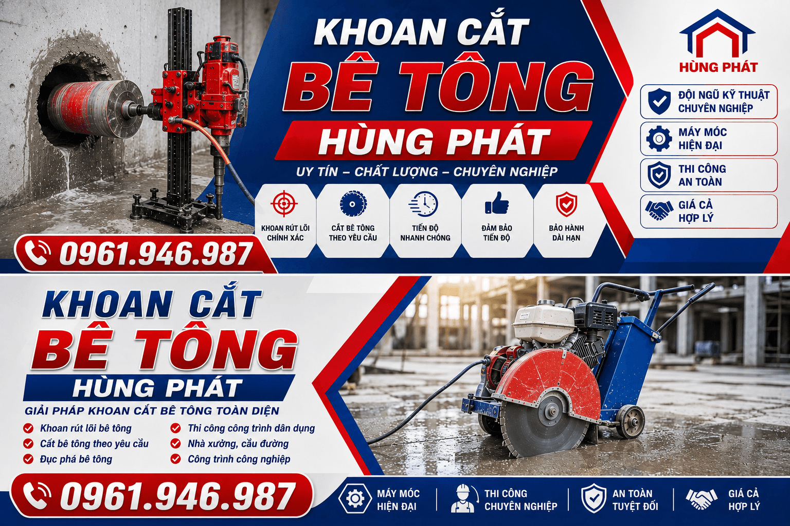 Khoan Cắt Bê Tông ở Hóc Môn
