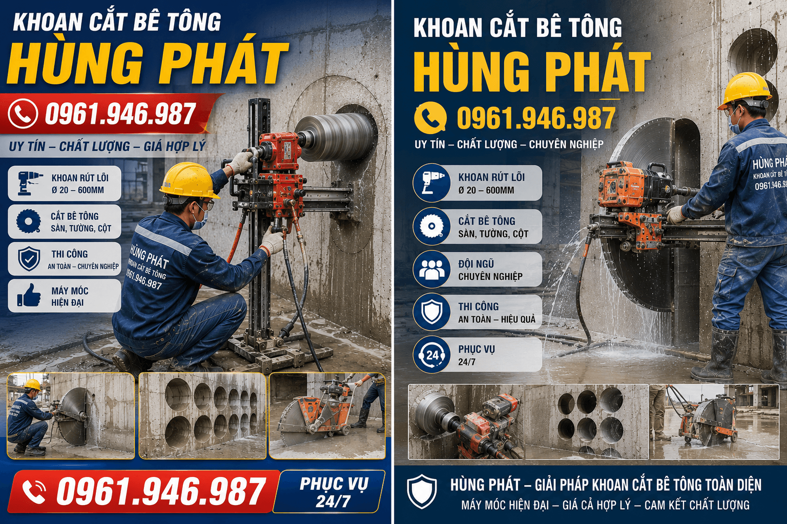 Khoan Cắt Bê Tông ở Nhà Bè