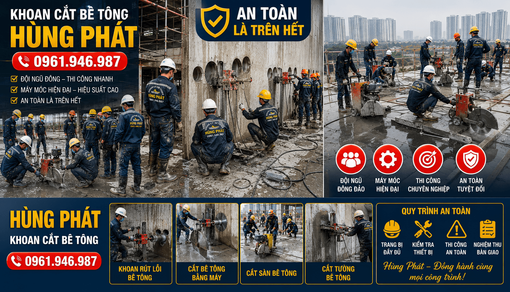 Khoan Cắt Bê Tông ở Thủ Đức