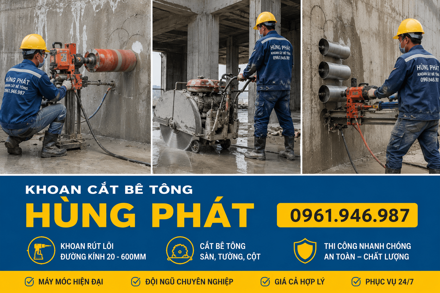 Khoan Cắt Bê Tông