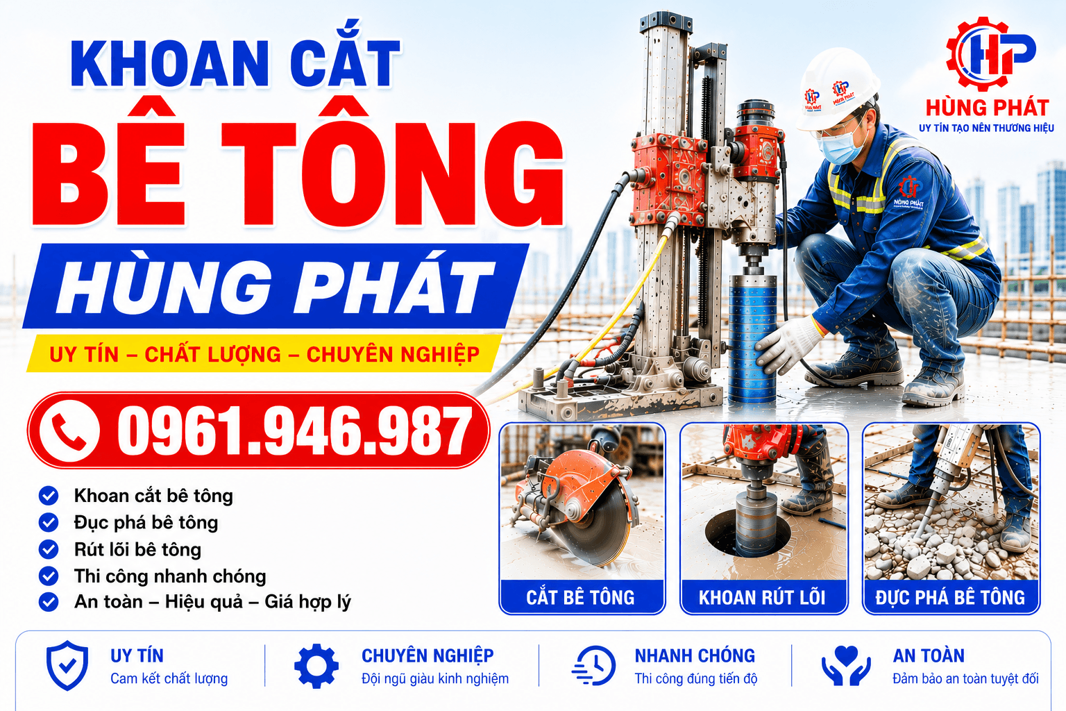 Cắt Rãnh Ramp Dốc