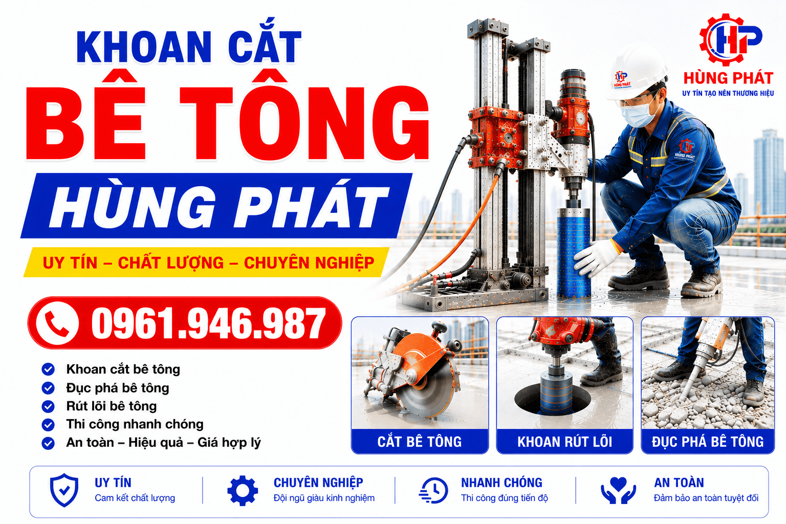 Cắt Rãnh Ramp Dốc