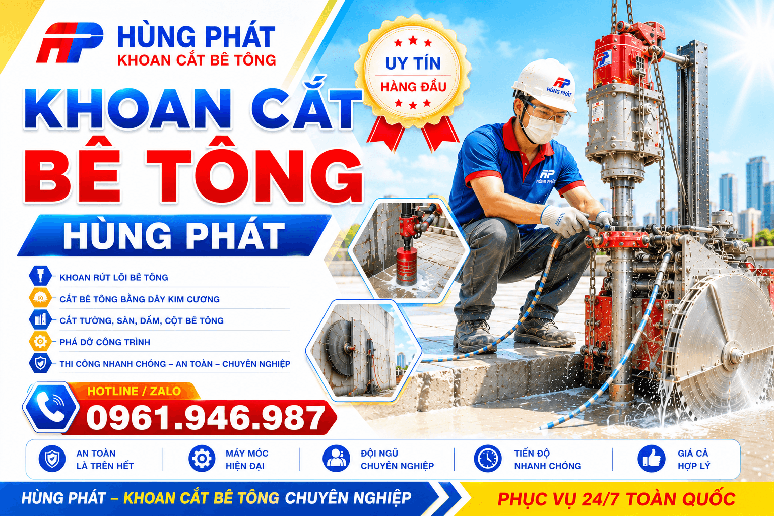 Cắt Rãnh Ramp Dốc