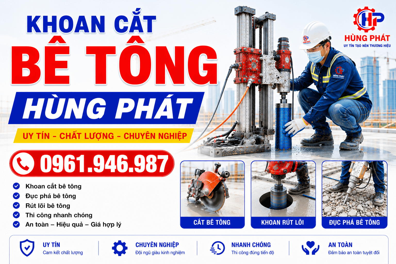 Cắt Rãnh Ramp Dốc ở Quận 3