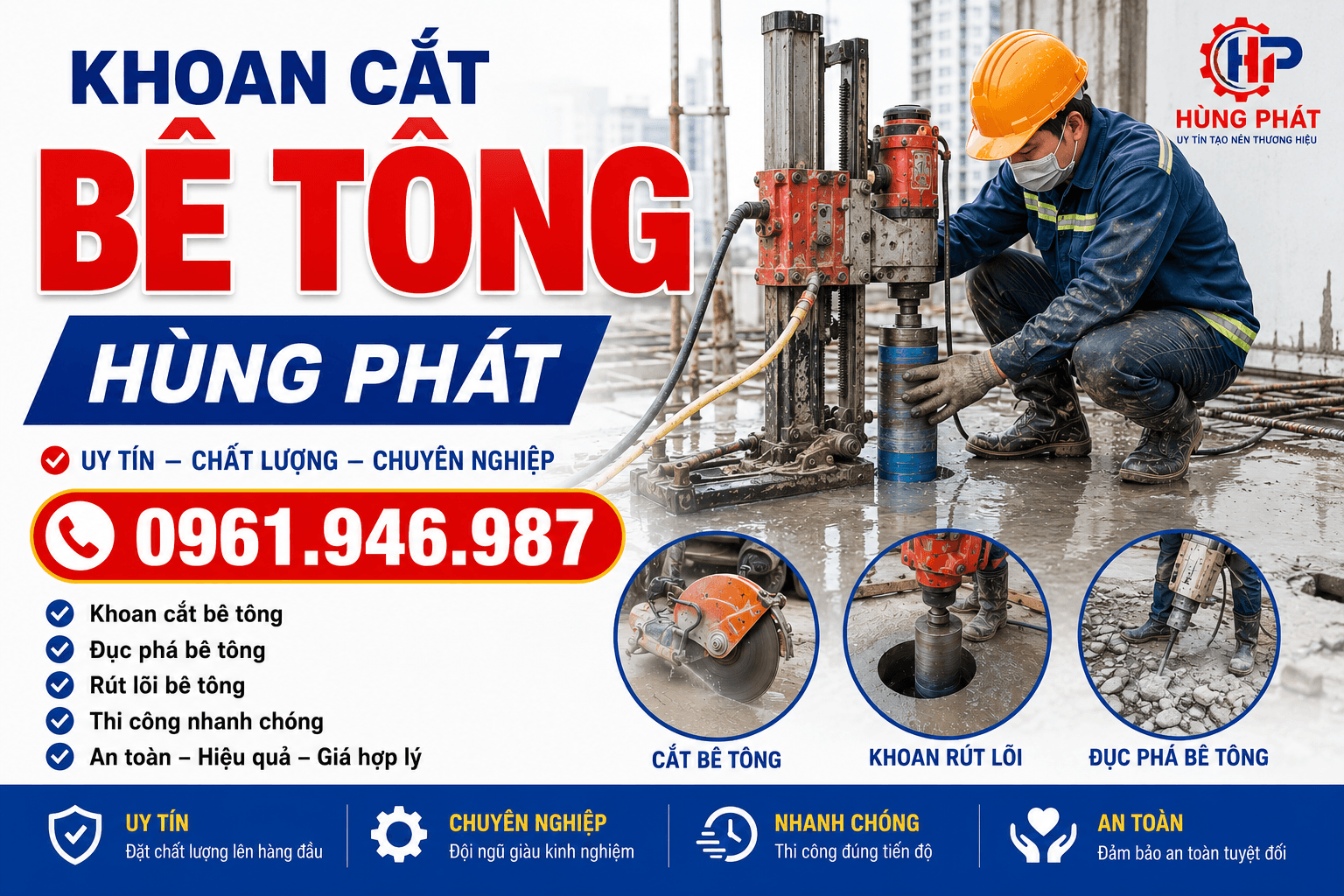 Cắt Rãnh Ramp Dốc ở Tại Hóc Môn