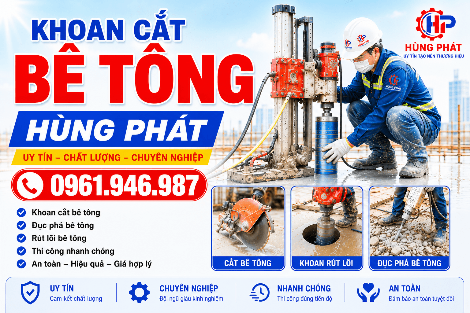 Cắt Rãnh Ramp Dốc ở Tại Quận 12