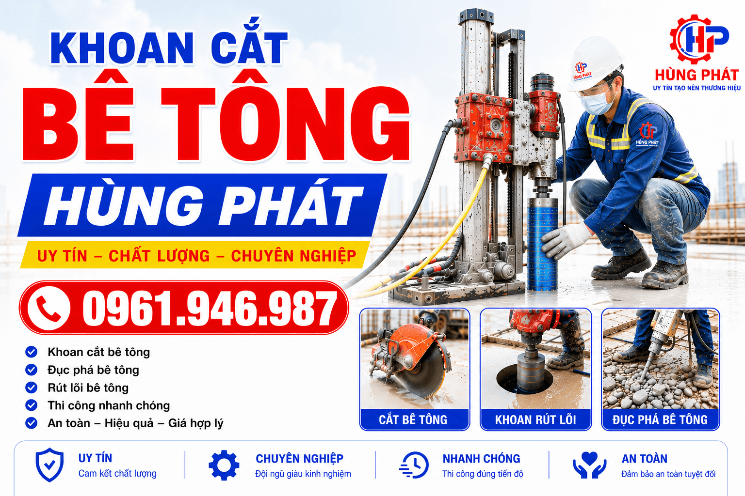 Khoan Cắt Bê Tông