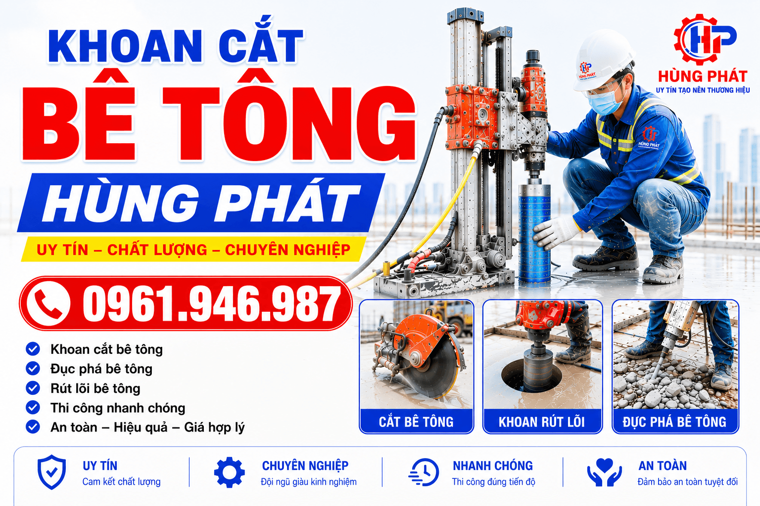 Khoan Cắt Bê Tông